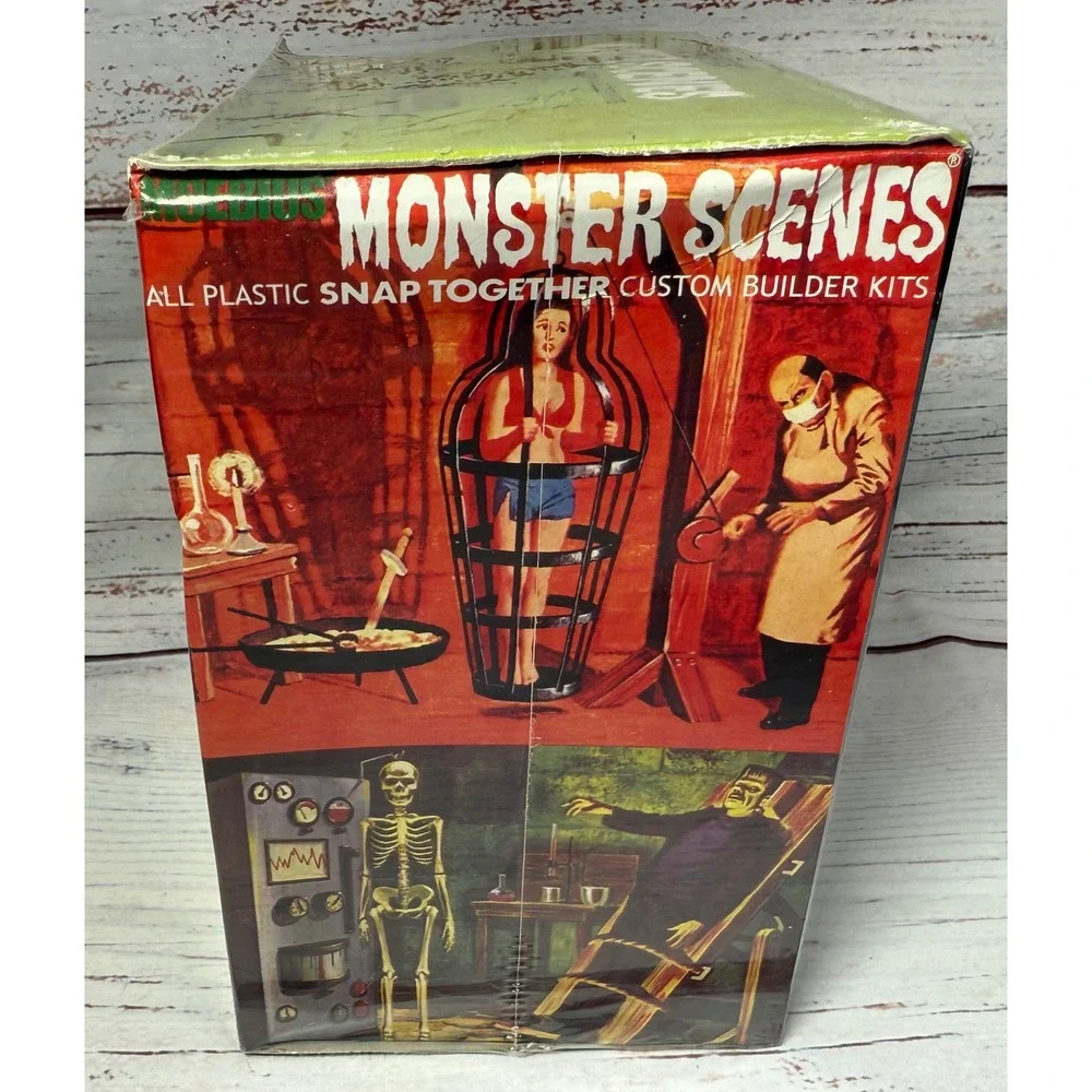 Moebius Models Monster Scenes The Pain Parlor, Mr Deadly and Frankenstein 3 lot